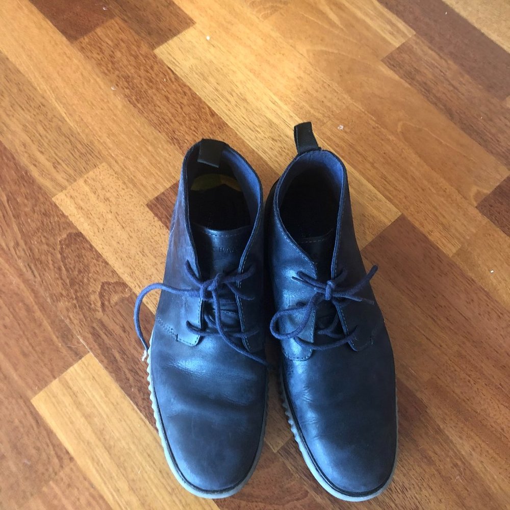 Cole Haan Chukka Shoes - Blue - Size 9.5
